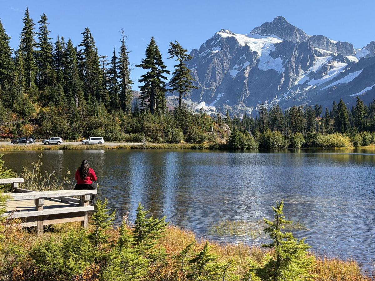 Mount Shuksan from Picture Lake